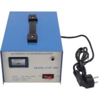 Trywise Stabilisateur de Tension AC, Régulateur de Tension Automatique monophasé avec Entrée 160-250 V et Sortie 220 V CVR 500 VA monophasé pour Appareil électroménager (Prise UE)