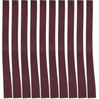 10 pièces 760x25mm bande abrasive 30x1 pouce bande Abrasive pour ponceuse grain 60-180 (80)