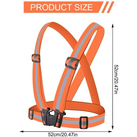 GOGO Gilet Di Sicurezza Alta Visibilità Con Logo Personalizzato – 8 Tasche, Bande Riflettenti 2'', Classe 2 ANSI – Personalizzabile