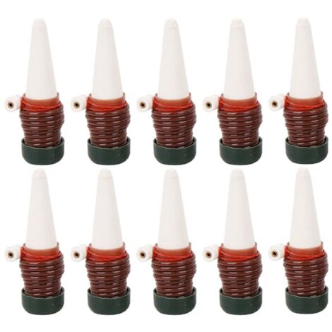 4 Punte Per Irrigazione Automatica SunshineFace In Terracotta – Forma Di Gufo E Rana, Per Piante Da Interno/Esterno, Ideali Per Vacanze