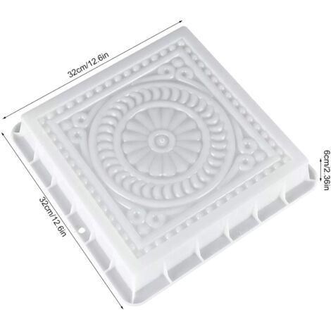 Molde De Piedra Para Estampa Cemento Concreto Patio Jardín | Meses Sin Interés