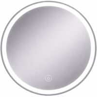 Espejo LED redondo - 60 x 60 cm - Iluminación LED frontal - LUMIA