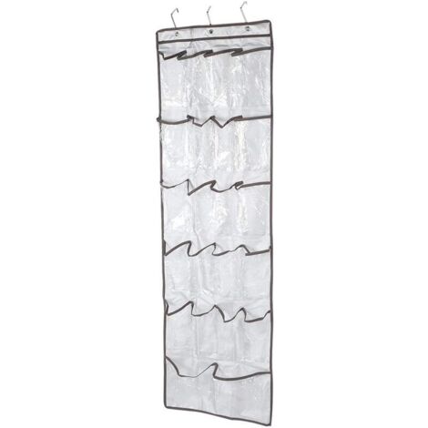 royaluxe - Tenture Murale Sacs de Stockage Rangement Au-Dessus de la Porte Chaussure Organisateur Rack étagère Oxford Tissu Stockage Suspendu Economiseur d'espace avec 22 Poches 45146cm (1/5)