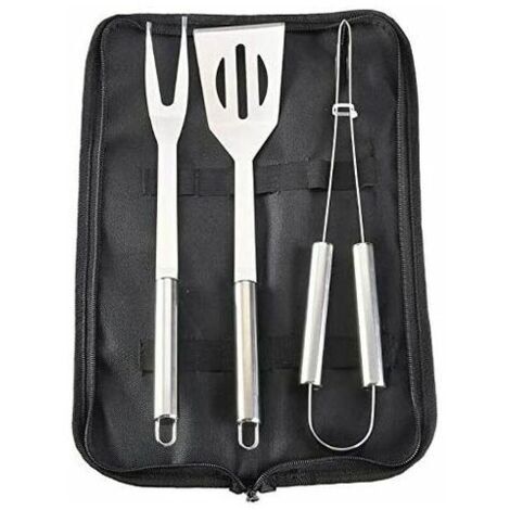 royaluxe - Ensemble d'outils de barbecue, kit d'outils de barbecue pour griller, kit d'accessoires de cuisine en acier inoxydable extra épais de haute qualité 3 accessoires de barbecue (1/5)