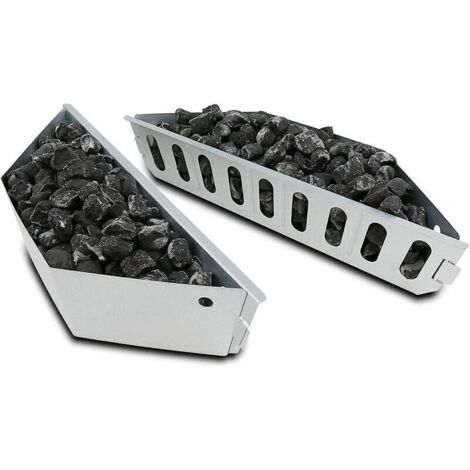 royaluxe - Paniers à Charbon Char-Basket pour Weber 7403 Barbecues à Charbon de 47,6 et 67 cm, Panier Charbon pour Chaleur Directe et Indirecte, 2 Pack, (1/5)