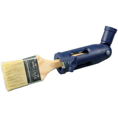 royaluxe - Extension de pinceau multi-angle et rouleau à peinture, tige d'extension, porte-pinceau, outil de pinceau long pour peinture murale, haut plafond (1/5)