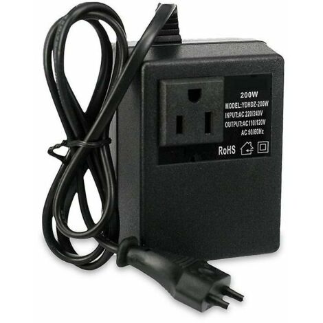 royaluxe - Transformateur abaisseur de tension Transformateur abaisseur 220 V à 110 V AC pour tension de déplacement (1/5)