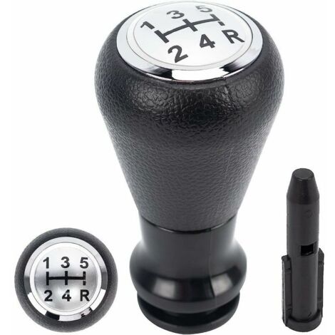 royaluxe - 5 Vitesses Pommeau de Levier de Vitesse CITROEN C1 C3 C4 PEUGEOT 106 107 205 206 207 306 307 308 309 405 406 407 508 605 607 806 807 (1/5)