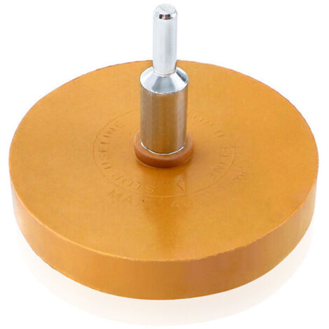 royaluxe - Gomme de Carrossier pour Ornements 88 mm Roue Caoutchouc Gomme Gomme Perceuse Disque Gomme Autocollant avec 2 Adaptateur (1/5)