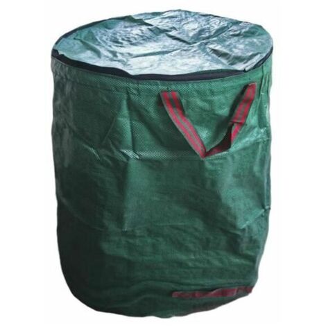 royaluxe - Conteneur réutilisable pliable étanche de grande capacité, sac à déchets de jardin avec couvercle, type 272L Extérieur (1/4)