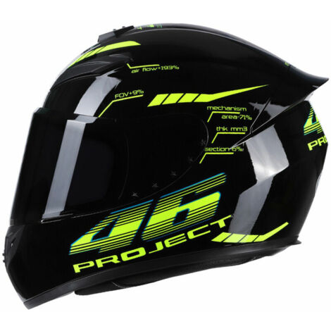 royaluxe - Casque de moto intégral Casque de rue rapide Unisexe Adulte Cool Rider Equipment, Style A Taille M