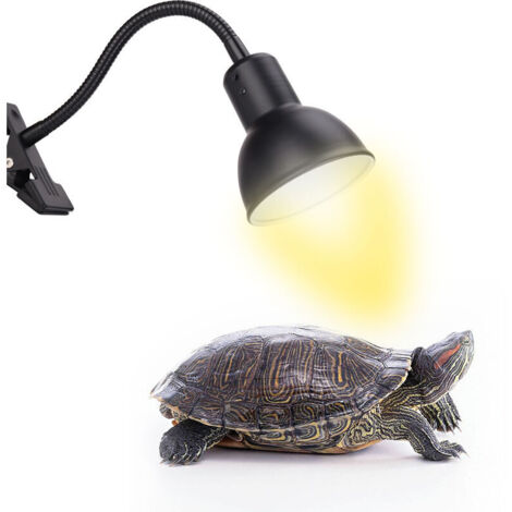 royaluxe -Lampe de chauffage à tortue avec minuterie, lampe de chauffage à reptile, lampe de chauffage à Terrazzo à tortue / terre / lézard / serpent, lampe nue europlug (1/5)