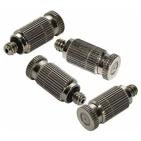 royaluxe -Lot de 4 Buses Brumisateur Hautes Performances Anti-Gouttes - Pour Brumisateur Extérieur - Qualité Inox