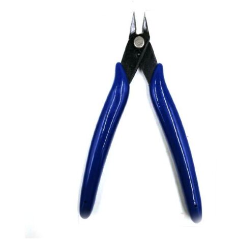 royaluxe -3 pièces de 170 pince coupante bleu foncé pince diagonale buse en plastique mini pince coupante manuelle électronique pince coupante Ruyi (1/4)