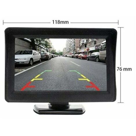 Caméra de recul sans fil HD étanche 4.3'' – Vision nocturne 170° – Compatible véhicules jusqu'à 23 pieds – Installation facile