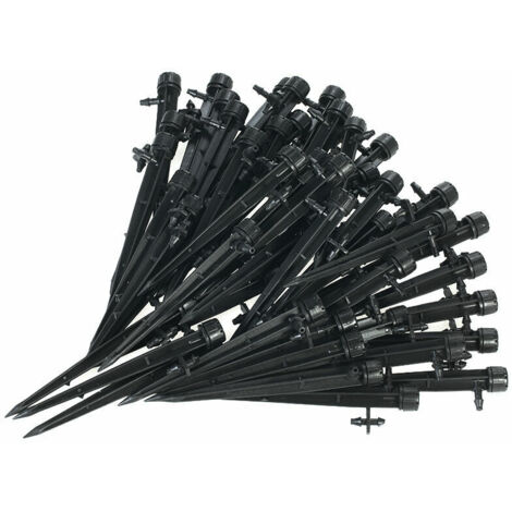 royaluxe -Debit D'Eau Reglable De Goutteurs a 360 °, Systeme D'Irrigation, 50Pcs (1/5)