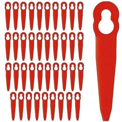 royaluxe -Accessoire pour débroussailleuse 40 pièces accessoires de lames en plastique de rechange compatibles avec Stihl Polycut 2-2 (1/5)