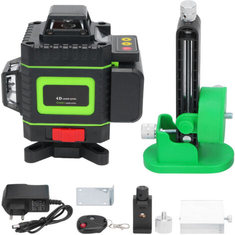 royaluxe -Outil de nivellement automatique de niveau de ligne de faisceau vert 16 pour l'amélioration de l'habitat de Construction ue 110240V AC vert (1/5)