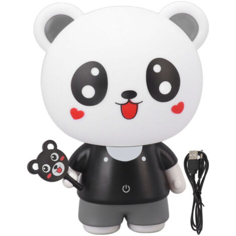 royaluxe -Lampe de Table de dessin animé pour enfants, joli soin des yeux, veilleuse LED USB pour étude et lecture, blanc