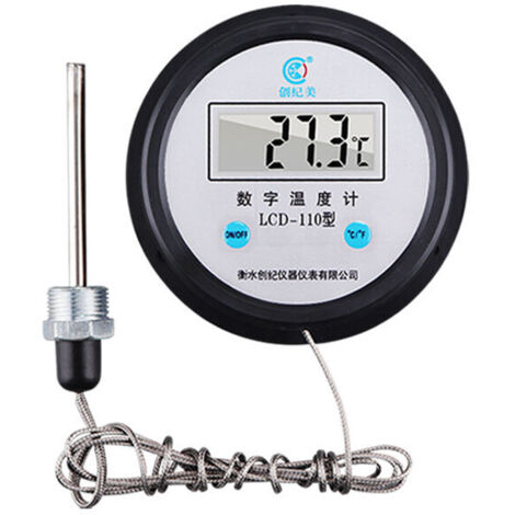 royaluxe -Capt de température avec câble de sonde externe, détect de thermomètre numérique Smart Life pour réservoir d'eau de congélat, piscine, serre, alarme à distance de température supérie et in