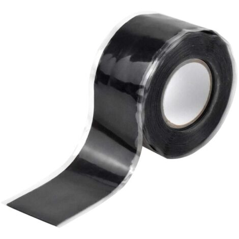 royaluxe -Raccord De Piscine Et Pièce D'étanchéité Ruban En Silicone, Ruban D'isolation Et Ruban D'étanchéité25mm 3mblack-5pcs