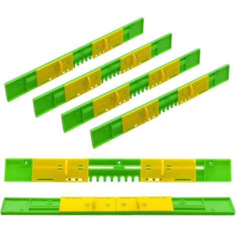 royaluxe -Réduct d'entrée de ruche, lot de 6 protections de souris en plastique pour ruche, protections de souris coulissantes pour ruche, 10 cadres, porte d'entrée de ruche réglable, fournitures d'ap