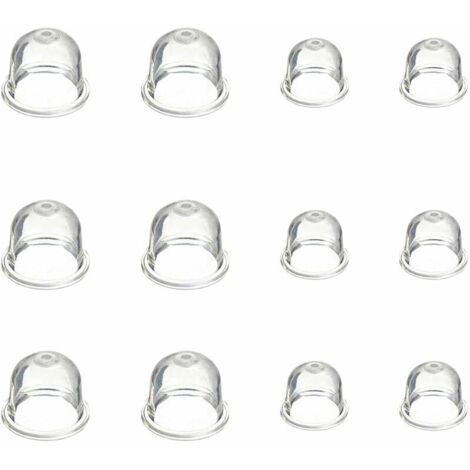royaluxe -12 Pièces Carburateur Amorce Pompe Ampoule 19 mm et 22 mm Poire Pompe Amorcage Accessoires de Carburateur pour Debroussailleuse Tronçonneuse Souffleur Tondeuse, (1/5)