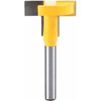 royaluxe - Fraise à Rainurer Pour Rainure en T Et Rail en T Carbure Cémenté Rainure Pour Couteau en T à Bord Droit Rainure Formant Fraisage Outil de Travail Du Bois (27Mm-Jaune),