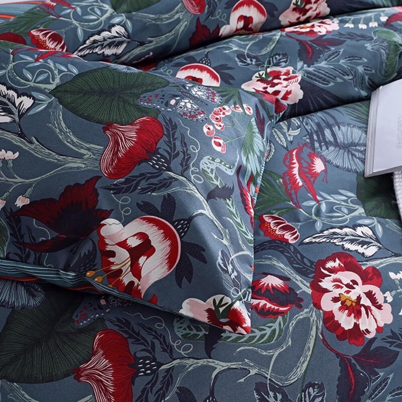 Collezione Floreale in Stile Europeo di Lusso Copriletto in Raso Simil Set da Letto Rosa Chiaro Set di Biancheria Jacquard - Cina Biancheria da letto jacquard e set biancheria da letto jacquard
