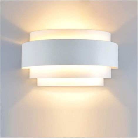 LED Lampada da parete nero creativo applique per corridoio Lampada da scale minimalista interni Luce bianca calda 4000K Illuminazione decorativa da parete per soggiorno camera da letto ufficio (60cm