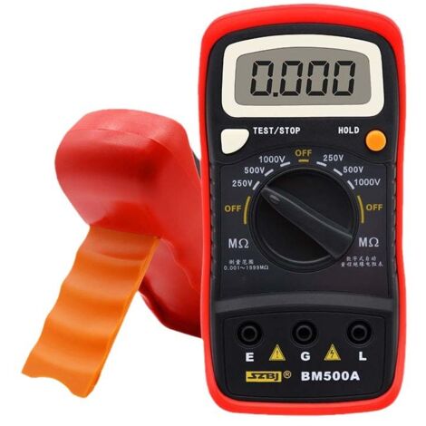 Multimetro Digitale BM500A 1000 V, Tester Di Resistenza LCD, Misuratore Di Resistenza Di Isolamento Digitale Megaohmmetro Tester Elettrico 85526405