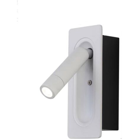 Applique moderna per hotel, lampada da lettura da comodino con controllo magnetico, faretto LED con angolo regolabile, applique da club minimalista nordico, applique da parete per ingresso corridoio, (1/5)