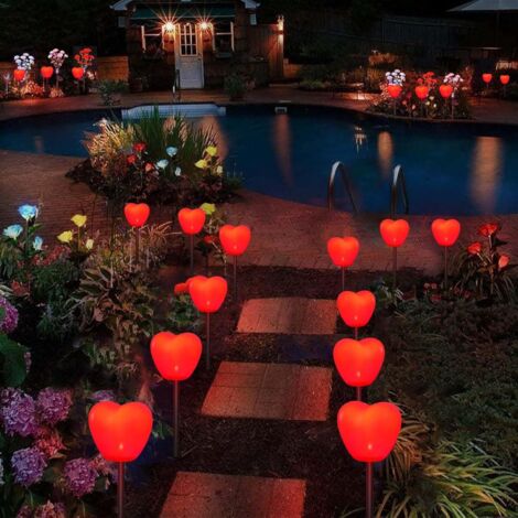 Luci solari lampada da giardino a LED per esterni luce solare lucciola