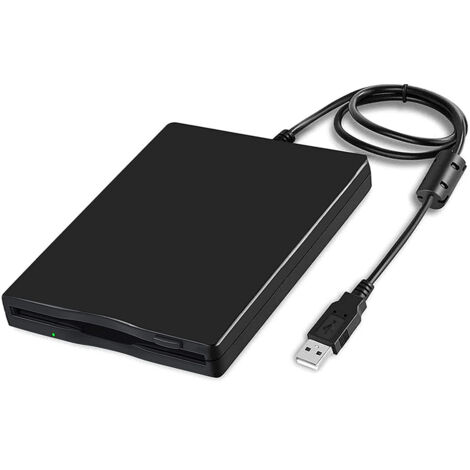 Unità floppy esterna USB RAPANDA da 3,5 pollici, 1,44 MB FDD per PC, Windows 2000/XP/Vista/7/8/10, Plug and Play, per computer desktop (1/5)