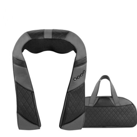 Massaggiatore per spalle e collo, massaggiatore elettrico con 8 nodi, rulli per massaggio Shiatsu, rotazione 3D, regalo rilassante per mamma e papà per alleviare il dolore muscolare (1/4)