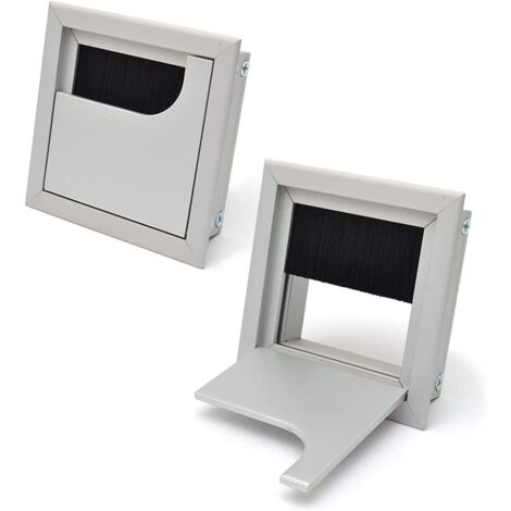 Cubierta Para Agujero De Cables De Escritorio 80x80 Mm - Organiza Los Cables De Tu Mesa De Ordenador