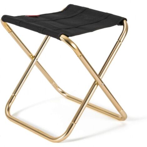 Tabouret De Camping Pliable – Tissu Oxford, Cadre Acier, Capacité 200 Kg, Ultra Léger, Compact, Pour Randonnée, Jardin, Pêche, Barbecue, Plage