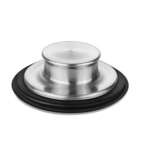 Bouchon d'évier de cuisine en acier inoxydable, bord large, diamètre 85 mm (3,35 pouces) (lot de 3) (1/3)