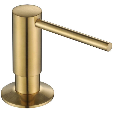 Pompe à savon, distributeur de désinfectant, distributeur de savon liquide, 500 ml, accessoires pour bouteille (or) (1/3)
