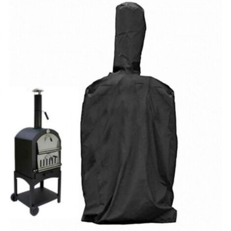x Housse de protection pour four à pizza d'extérieur 45 x 65 x 165 cm Housse de protection pour four de jardin avec cordon de serrage imperméable (1/3)