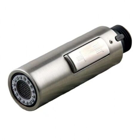 Buse de pulvérisation de rechange pour robinet de cuisine, 1 pièce, tête de robinet universelle amovible, acier inoxydable SUS304 brossé (1/3)