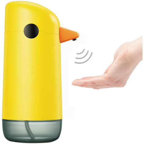 Distributeur de savon automatique, mousse à induction intelligente, 220 ml, capteur de mouvement infrarouge, idéal pour la cuisine ou la salle de bain (1/5)
