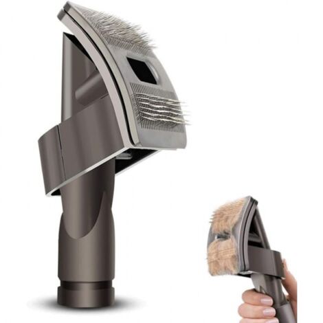 Brosse pour chien Dyson V6, V7, V8, V10, V11, poils moyens/longs pour petits animaux, à utiliser avec des adaptateurs (1/4)