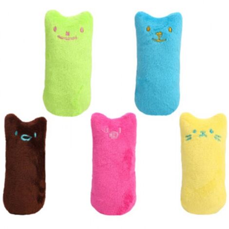 Jouet Pour Chat En Forme De Chenille Avec Herbe à Chat - Peluche Interactive Pour Soins Dentaires Et Jeu - 4