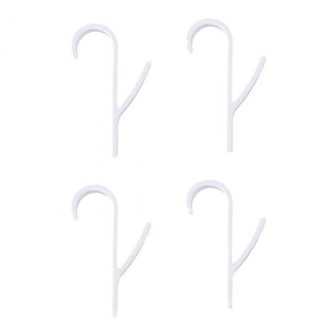 Lot de 6 porte-serviettes pour radiateurs de salle de bain, crochets de salle de bain (1/4)