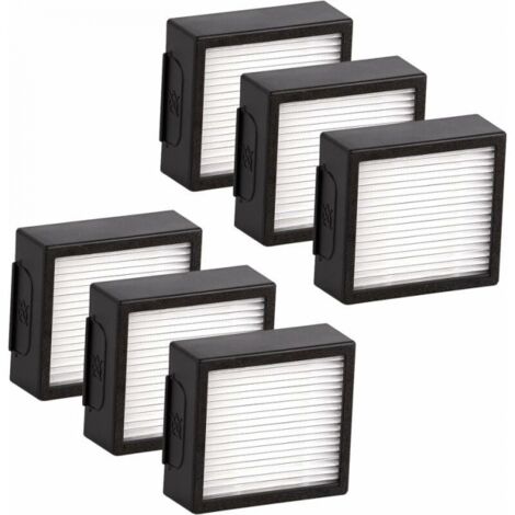 (Pack de 6) Filtre HEPA de remplacement, compatible avec le kit d'accessoires de filtre HEPA pour l'aspirateur robot iRobot Roomba Combo J7 (1/5)