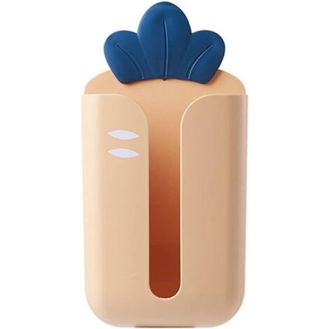 Porte-papier toilette, boîte à papier toilette, joli support, support mural, organiseur de comptoir, conteneur pour cuisine, salle de bain, chambre (couleur : jaune) (1/3)