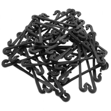 Lot de 100 pinces de fixation pour légumes, vignes, sangles horticoles Convient aux plantes fixes (1/5)