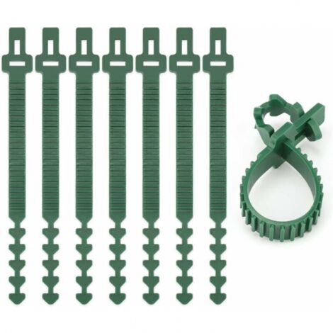 Lot De 8 Attaches En PVC Pour Arbres - Sangles De Tuteurage Réglables, 30 Cm, Pour Jardin Extérieur