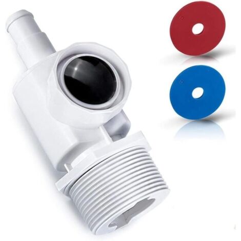 Connecteur mural pour nettoyeur Polaris - Kit de connecteurs pour tuyau d'aspirateur de piscine pour aspirateurs Polaris Zodiac 180, 280, 380, 480 et 3900 (1/4)